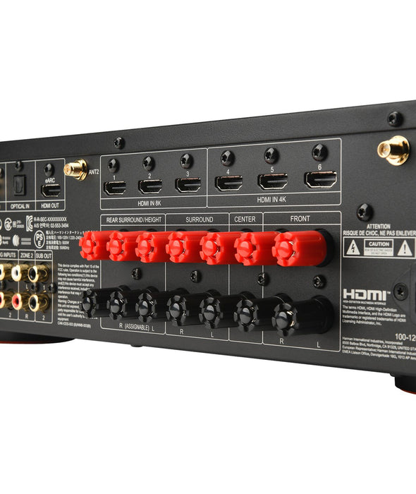 JBL MA710 7.2-Channel 8K AV Receiver - White (JBLMA710WHTAM)