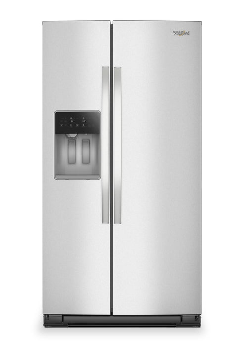 Whirlpool 36\" 28.7 Cu. Ft. Side-by-Side Refrigerator - Fingerprint-Resistant Stainless - WRSF5536RZ