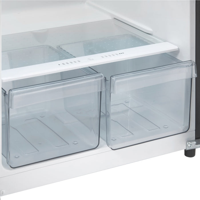 Danby 23.4\" 10 Cu. Ft. Apartment-Size Top-Mount Refrigerator - Stainless Steel - DFF101B1BSSDB