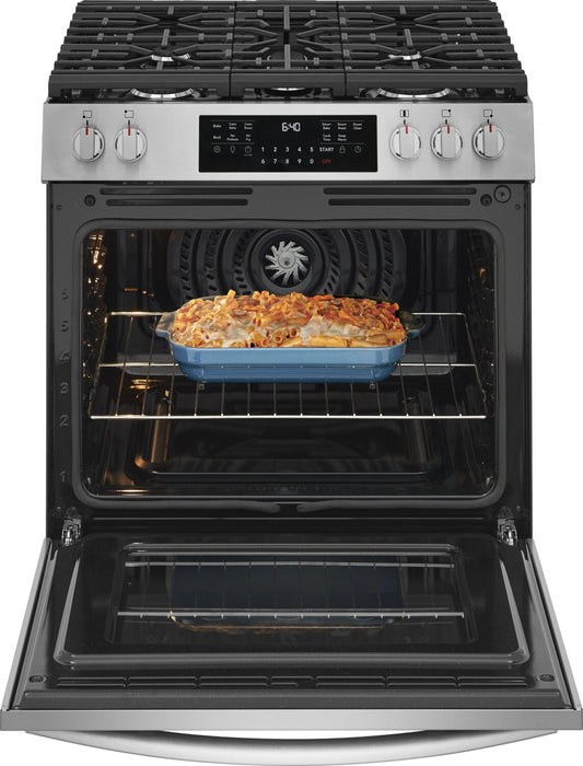 Frigidaire Gallery 5.1 Cu. Ft. Gas Range with Air Fry – Stainless Steel - GCFG3059BF\t