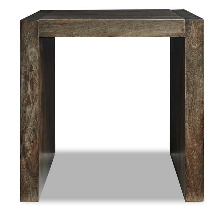 Madden 24” Modern End Table - Brown