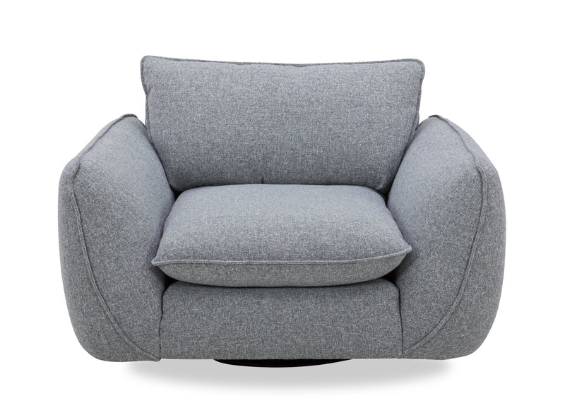 Monaco Swivel Chair - Grey