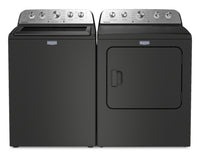 Maytag 5.4 Cu Ft. Top Load Agitator Washer and 7.0 Cu. Ft. Electric Dryer – Volcano Black - MATL565B 
