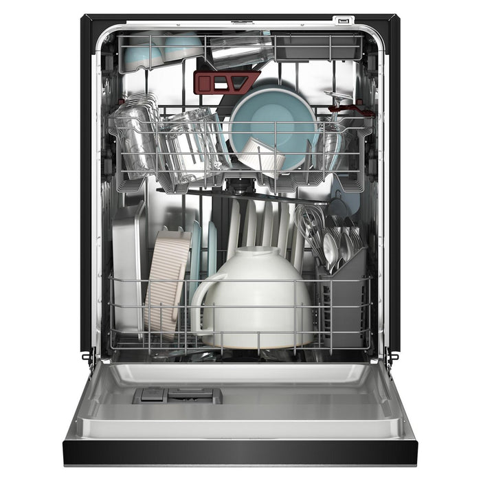 KitchenAid 24\" 41 dBA Dishwasher with Third Level Jet Rack – PrintShield Stainless - KDFS324SPS 