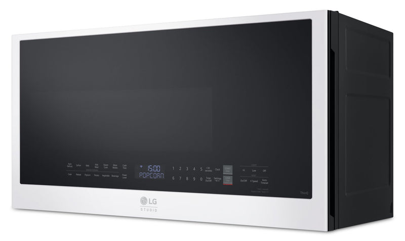 LG Studio 2 Cu. Ft. Smart Over-the-Range Microwave with EasyClean® Interior - Essence White - MVES2033N