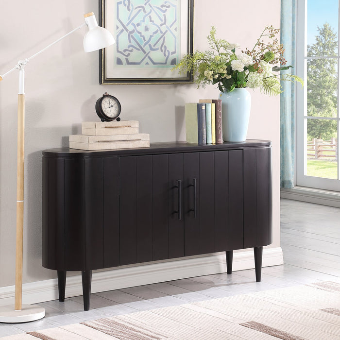 Kort & Co Vance 55\" Cabinet – Matte Black 