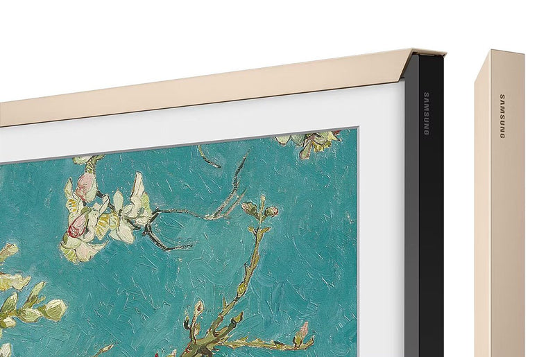 Samsung Customizable Bezel for 50\" The Frame TV - Beveled Sand Gold