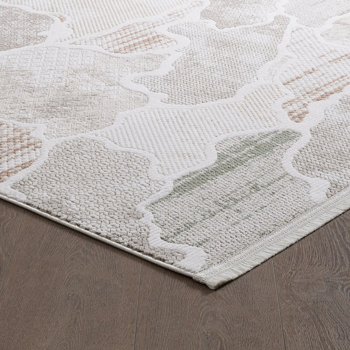 Cove Waves Multi-Colour Area Rug - 5'3\" x 7'7\"