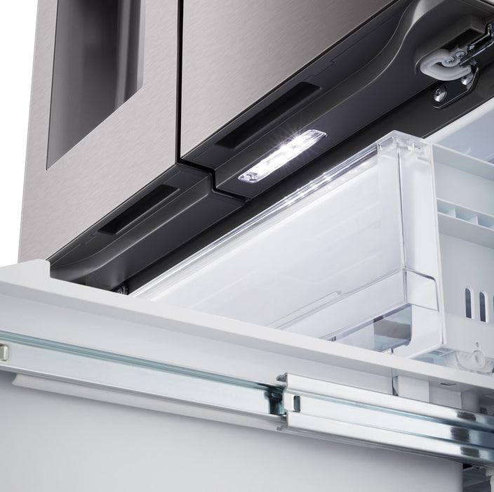 LG 33\" 25 Cu. Ft. French-Door Refrigerator with Dual Ice Makers - Black Stainless Steel - LF25S6330D