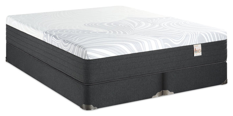 Springwall Spa 12 Plush Smooth Top King Mattress in a Box Set