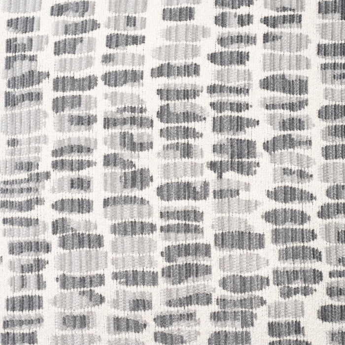 Made in Canada Morgan 2-Piece Left-Facing Chenille Fabric Wrap Sectional with Accent Pillows - Grey