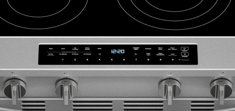 Whirlpool 5.3 Cu. Ft. Electric Range with Air Fry and WipeClean™ Coating - Stainless Steel - YWSES7530RZ