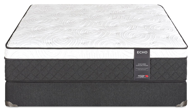 Springwall Encore Echo Eurotop Firm Twin Mattress Set