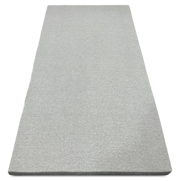 Large Memory Foam Sofa Bed Topper with Removable Zippered Cover