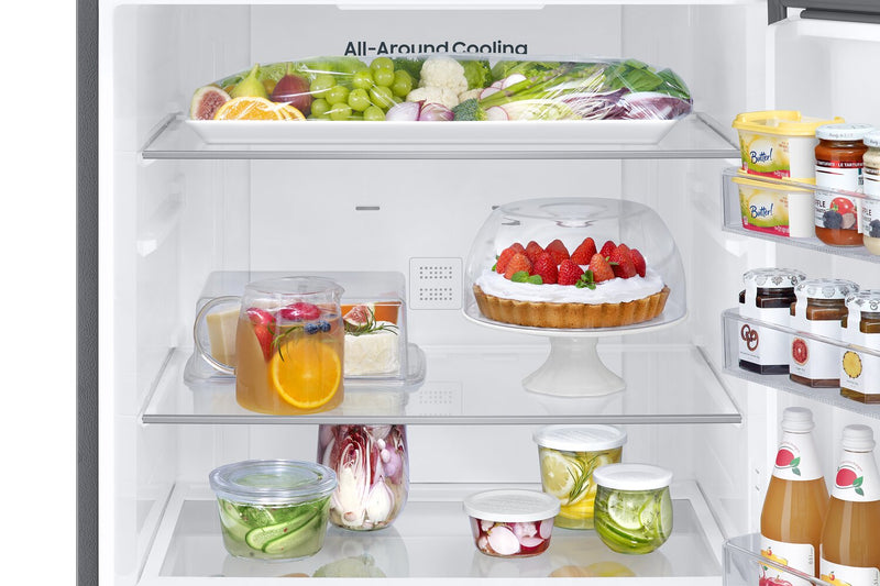 Samsung 30\" 16.2 Cu. Ft. Counter-Depth Bottom-Mount Refrigerator - Stainless-Look (SL) Finish - RB16DG6000SLAA