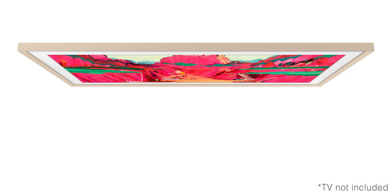 Samsung Customizable Bezel for 85\" The Frame Pro TV - Beveled Sand Gold