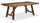 ["Boden Dining Table, 78##PACKAGEDETAILSquot;W, Trestle Base - Brown"]