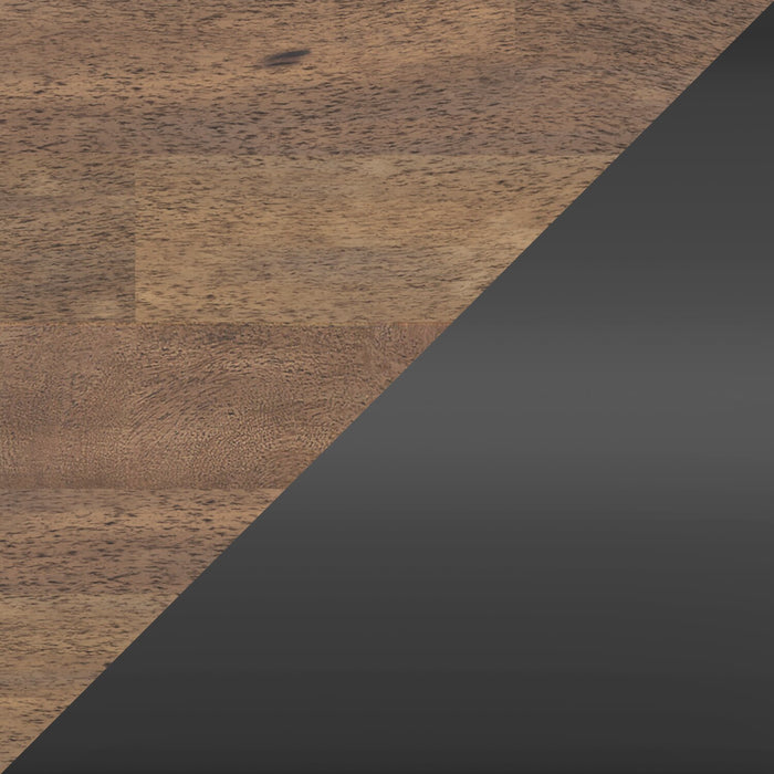 Raven Dining Chair, Ladder-Back - Two-Tone Black & Brown