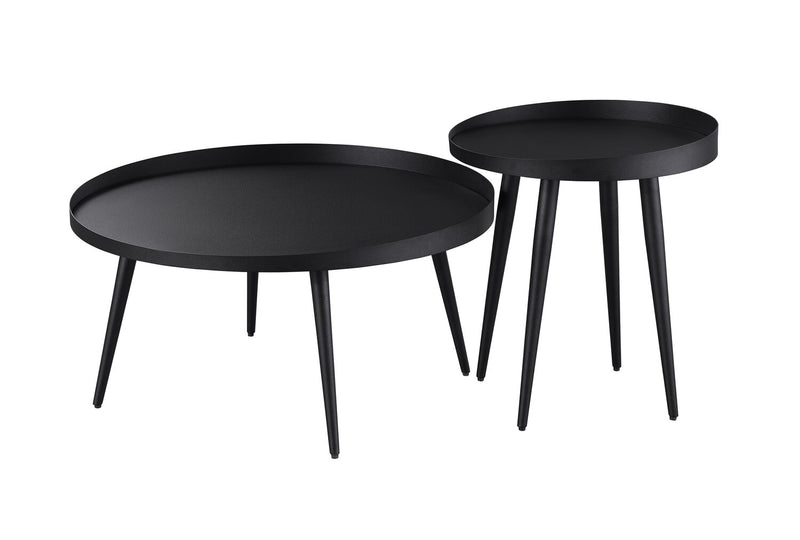Vaughn 29\" Modern Coffee Table – Black 