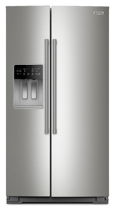 Maytag 36\" 28.7 Cu. Ft. Side-by-Side Refrigerator - Fingerprint-Resistant Stainless - MRSF6636RZ