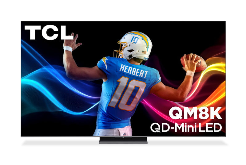 TCL 65\" QM8K QLED QD Mini-LED 4K UHD Smart Google TV (65QM8K) – 2025 Model