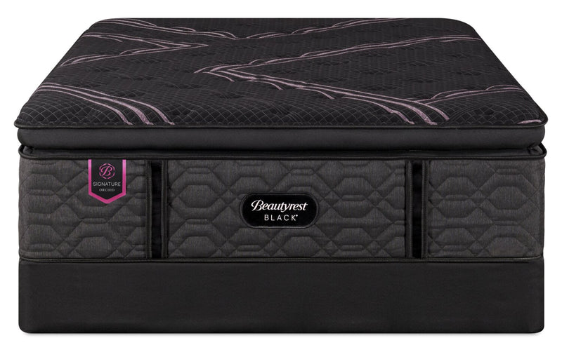 Beautyrest Black Signature Orchid Euro Pillowtop Queen Mattress Set