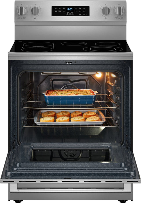 Maytag 30\" 5.3 Cu. Ft. Electric Range with No Preheat Air Fry - Stainless Steel - YMFES6030RZ