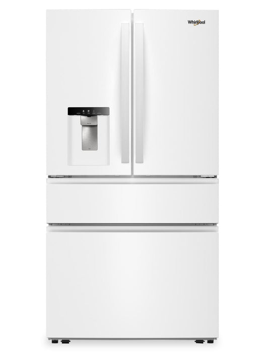Whirlpool 36\" 29 Cu. Ft. French Door Refrigerator – White - WRMF3636SW