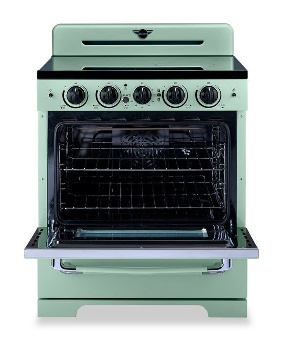 Classic Retro by Unique 30\" 3.9 Cu. Ft. Induction Range - Summer Mint Green - UNQ-30CR IC LG