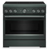 KitchenAid 36\" 5.1 Cu. Ft. Freestanding Induction Range with No Preheat Air Fry – Juniper - KFIS936SJP