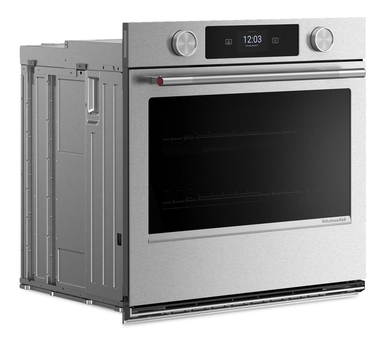 KitchenAid 30\" Smart Electric Single Wall Oven – PrintShield Stainless Steel - KOES730SPS