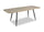 ["Joss Dining Table with 65-83##PACKAGEDETAILSquot;W Butterfly Extension, Metal - Natural"]