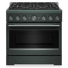 KitchenAid 36\" 5.1 Cu. Ft. Gas Range with No Preheat Air Fry Mode – Juniper - KFGS936SJP