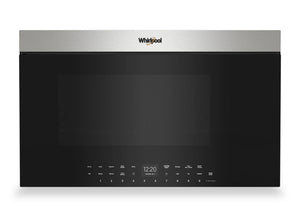 Whirlpool 1.1 Cu. Ft. Flush Over-the-Range Microwave with Air Fry - Stainless Steel - YWMMF7330RZ