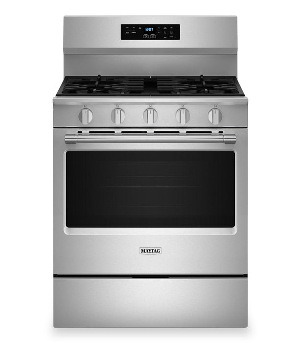 Maytag 5 Cu. Ft. Convection Gas Range with No Preheat Air Fry - Stainless Steel - MFGS6030RZ