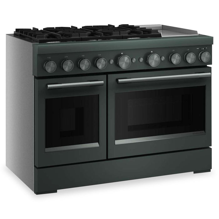 KitchenAid 6.3 Cu. Ft. 6 Burner Dual Fuel Range with Griddle – Juniper - KFDD948SJP