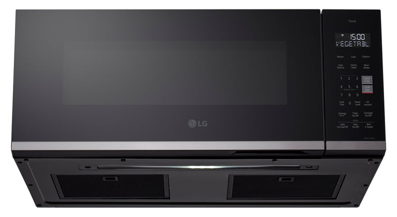 LG 1.3 Cu. Ft. Smart Low-Profile Over-the-Range Microwave Oven - MVEF1323F