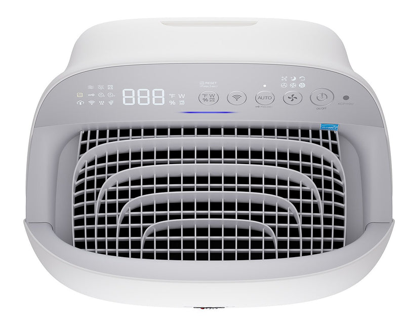 Sharp Smart Air Purifier with Plasmacluster® and Built-In Humidifier - KCP110CW