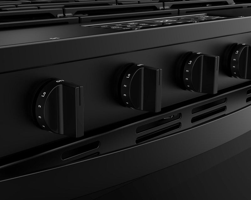 Whirlpool 30\" 5 Cu. Ft. Gas Range with Air Cooking - Black - WSGS5030SB