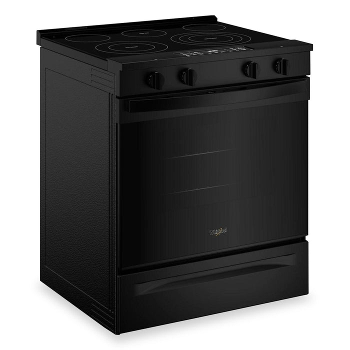 Whirlpool 30\" 5.3 Cu. Ft Electric Range with Air Cooking – Black - YWSES5030SB