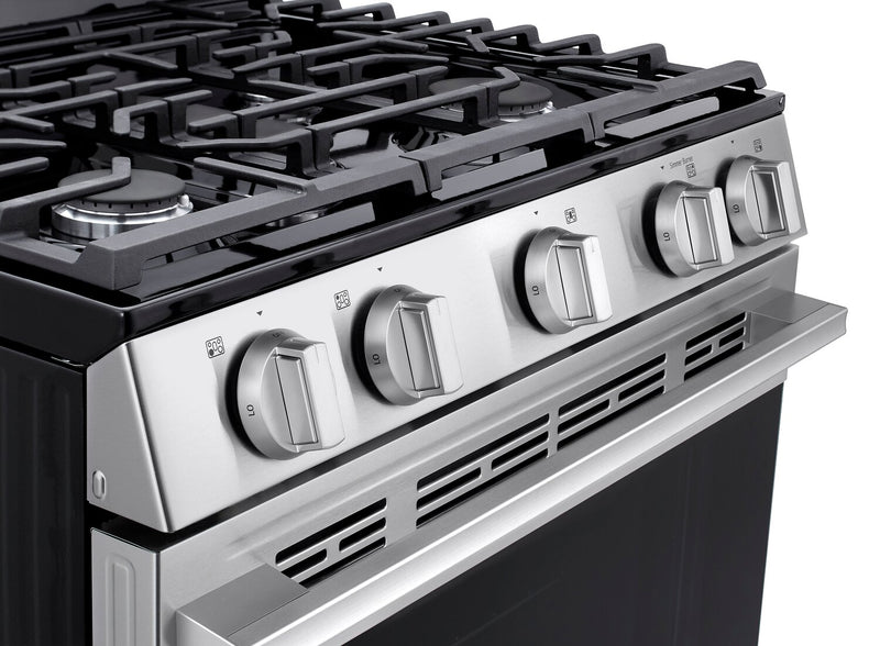 LG 6.3 Cu. Ft. Smart Gas Range with Air Fry - LRGN6323Y