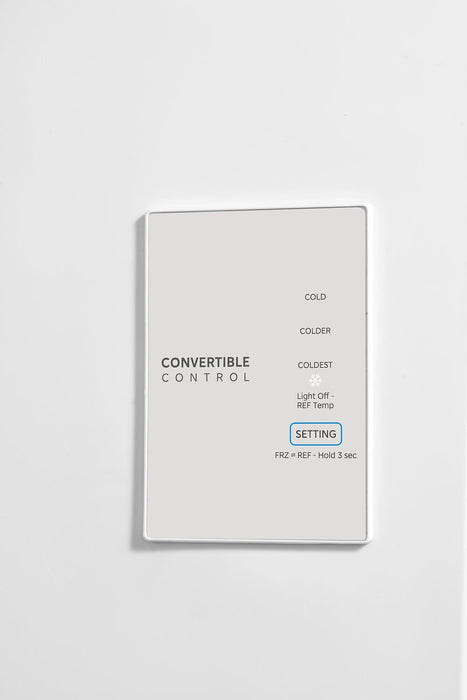 Midea 21 Cu. Ft. Convertible 2-in-1 Upright Refrigerator-Freezer - Stainless Steel - MRU21B6ASL