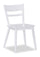 ["Remi Dining Chair with Curved Ladder-Back - White"]