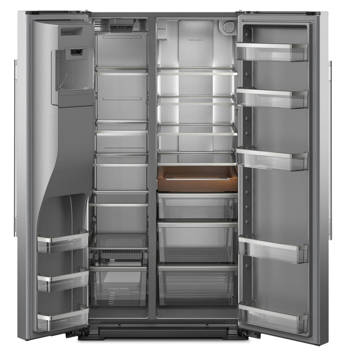 KitchenAid 36\" 21 Cu. Ft. Counter-Depth Refrigerator – Fingerprint Resistant Stainless Steel - KRSC536RPS