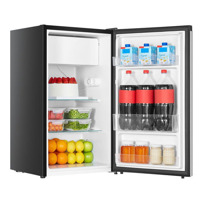 Hisense 18.7\" 4.4 Cu. Ft. Compact Refrigerator - Silver - RC44C1GSE