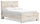 ["Derekson Panel Bed with Headboard & Frame, Rustic White - Full Size"]