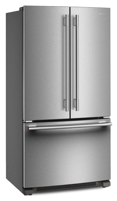 KitchenAid 36\" 20 Cu. Ft. Counter-Depth French Door Refrigerator - PrintShield Stainless - KRFC136SPS