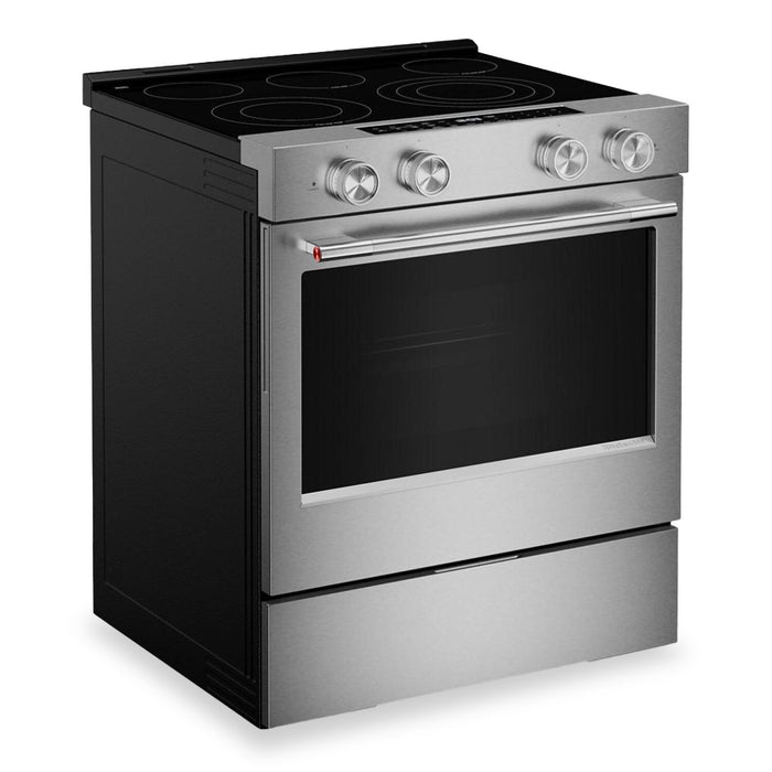 KitchenAid 30\" 5.3 Cu. Ft. Electric Range – Fingerprint Resistant Stainless Steel - YKSES530SPS