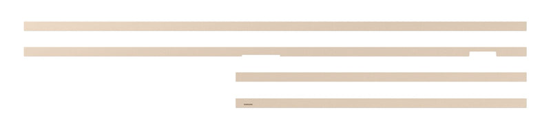 Samsung Customizable Bezel for 85\" The Frame Pro TV - Beveled Sand Gold