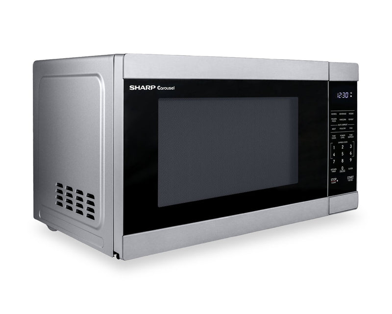 Sharp 1.1 Cu. Ft. Carousel® Countertop Microwave - Stainless Steel - SMC1162KSC